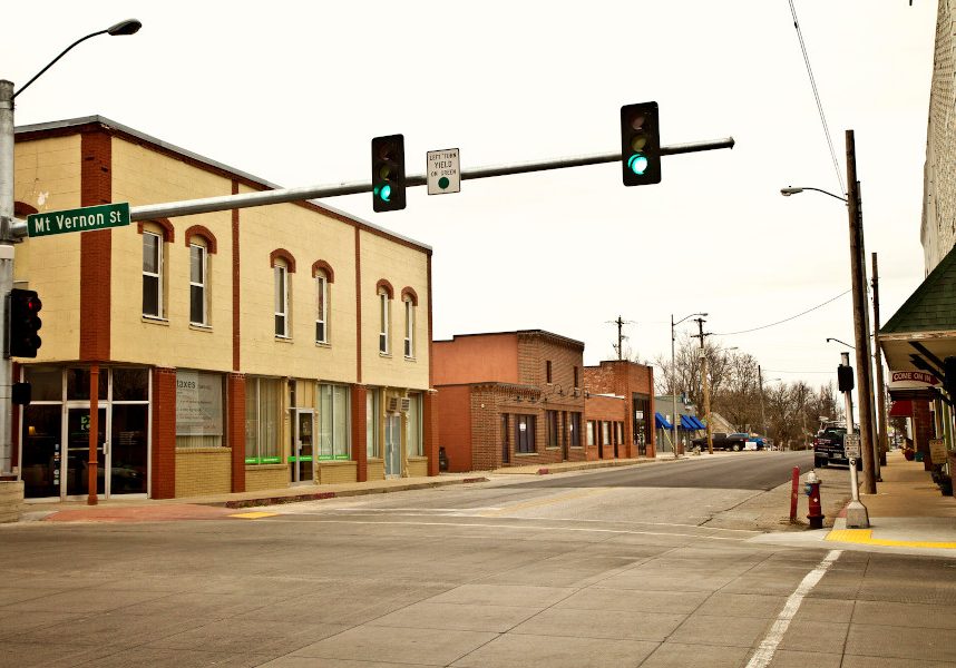 Main Street in Nixa, MO